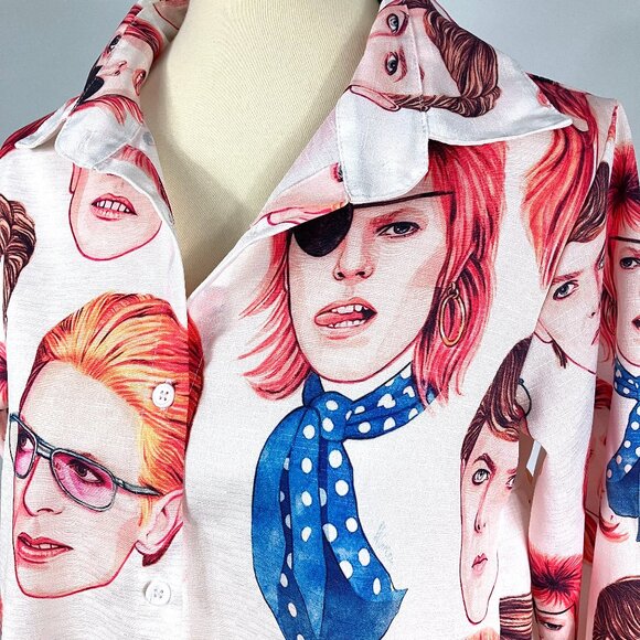 Stylish Women's Graphic Print Top - Picture 3 of 9